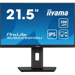 iiyama ProLite monitor XUB2292HSU-B6 22" IPS, Height adjustable, HDMI, 100Hz refresh rate