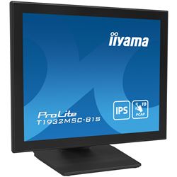 iiyama ProLite monitor T1932MSC-B1S 19", Projective Capacitive 10pt touch, IPS, Scratch resistant, Edge to edge glass, 5:4, HDMI, DisplayPort, Water and dust protection thumbnail 2