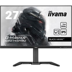 iiyama G-Master Black Hawk gaming monitor GB2745HSU-B1 27" Black, Ultra Slim Bezel, Full HD, 75Hz, 1ms, FreeSync, HDMI, Display Port, USB Hub, 100 hz