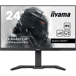 iiyama G-Master Black Hawk gaming monitor GB2445HSU-B1 24" Height Adjustable, Black, IPS, 100Hz, 1ms, FreeSync, HDMI, Display Port, USB Hub