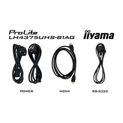 iiyama ProLite monitor LH4375UHS-B1AG 43", Digital Signage, IPS, HDMI, DisplayPort, 4K, 24/7, Landscape/Portrait, Media Player, Intel® SDM slot, Wifi, Anti-Glare thumbnail 17