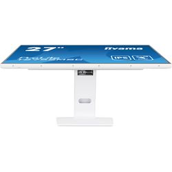 iiyama ProLite monitor T2752MSC-W1 27", White, Projective Capacitive 10pt touch, IPS, Scratch resistant, HDMI, DisplayPort, Edge to edge glass thumbnail 10