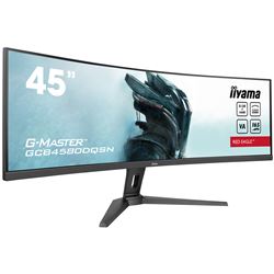 iiyama G-Master Red Eagle curved gaming monitor GCB4580DQSN-B1 45" Height adjustable, Dual QHD, 165Hz, 0.8ms, USB-C Dock, HDMI, Display Port, USB Hub thumbnail 1