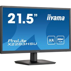 iiyama ProLite monitor X2283HSU-B1 22" VA, FreeSync, Full HD, Black, Display Port, USB Hub thumbnail 1