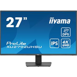 iiyama ProLite monitor XU2792UHSU-B6 27", IPS, 4k, HDMI, DisplayPort, USB Hub, PIP, PBP, Dynamic Power Saving (DPS)