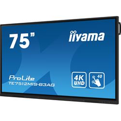 iiyama ProLite TE7512MIS-B3AG 75’’ Interactive 4K UHD Touchscreen,  iiWare 10 with Android 11, Wifi, Eshare app thumbnail 3