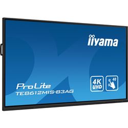 iiyama ProLite TE8612MIS-B3AG 86", 4k UHD, Infrared 40pt touch, PC slot, 24/7, VA, Anti-glare coating, WiFi, HDMI, USB-C, Android 11 OS thumbnail 2