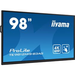 iiyama ProLite TE9812MIS-B3AG 98", 4k UHD, Infrared 40pt touch, PC slot, 24/7, IPS, Anti-glare coating, WiFi, HDMI, USB-C, Android 11 OS thumbnail 2