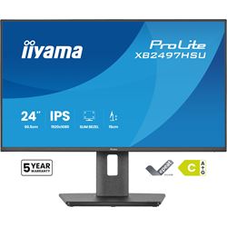 iiyama ProLite monitor XB2497HSU-B1 24" IPS, Full HD, energy label C, HDMI, Display Port, 120 hz, Height Adjustable, Eye Comfort  thumbnail 0
