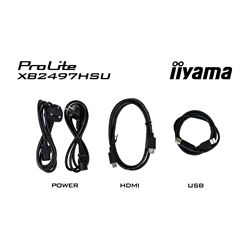 iiyama ProLite monitor XB2497HSU-B1 24" IPS, Full HD, energy label C, HDMI, Display Port, 120 hz, Height Adjustable, Eye Comfort  thumbnail 19