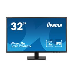 iiyama Prolite monitor X3270QSU-B1 32" IPS WQHD 2560x1440, Black, HDMI,  Display Port, USB Hub thumbnail 0