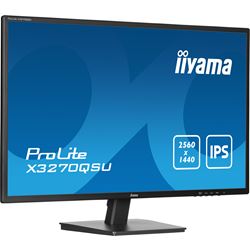 iiyama Prolite monitor X3270QSU-B1 32" IPS WQHD 2560x1440, Black, HDMI,  Display Port, USB Hub thumbnail 2