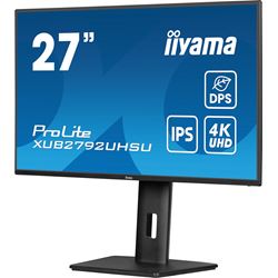 iiyama ProLite monitor XUB2792UHSU-B6 27", IPS, 4k, Height Adjustable and Pivot function, HDMI, DisplayPort, USB Hub, USB-C, Dynamic Power Saving (DPS)  thumbnail 4