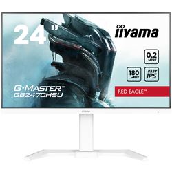 iiyama G-Master Red Eagle gaming monitor GB2470HSU-W6 23.8" White, Height Adjustable, Full HD, 180Hz, 0.2ms, FreeSync, HDMI, Display Port, USB Hub thumbnail 0