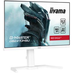 iiyama G-Master Red Eagle gaming monitor GB2470HSU-W6 23.8" White, Height Adjustable, Full HD, 180Hz, 0.2ms, FreeSync, HDMI, Display Port, USB Hub thumbnail 2