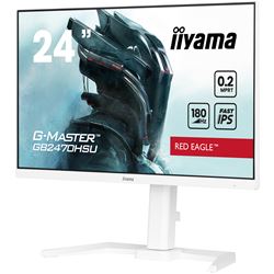 iiyama G-Master Red Eagle gaming monitor GB2470HSU-W6 23.8" White, Height Adjustable, Full HD, 180Hz, 0.2ms, FreeSync, HDMI, Display Port, USB Hub thumbnail 3