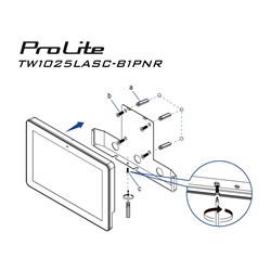 iiyama ProLite TW1025LASC-B1PNR, 10.1” PCAP 10pt touch screen with Android and Power over Ethernet Technology, Webcam/Mic, NFC/RFID reader and RGB LED bar thumbnail 11