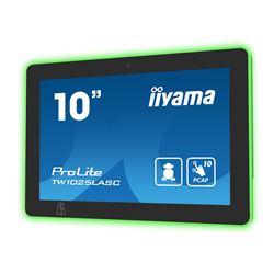 iiyama ProLite TW1025LASC-B1PNR, 10.1” PCAP 10pt touch screen with Android and Power over Ethernet Technology, Webcam/Mic, NFC/RFID reader and RGB LED bar thumbnail 4