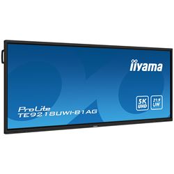 iiyama ProLite monitor TE9218UWI-B1AG 92", 5k UHD, Infrared 40pt touch, Anti-glare coating, VA, HDMI, USB-C, 21:9 panoramic view, 8-array mic, Android 13 OS thumbnail 2