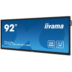 iiyama ProLite monitor TE9218UWI-B1AG 92", 5k UHD, Infrared 40pt touch, Anti-glare coating, VA, HDMI, USB-C, 21:9 panoramic view, 8-array mic, Android 13 OS thumbnail 3