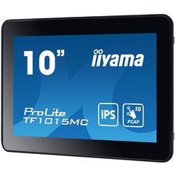 iiyama ProLite monitor TF1015MC-B3 10.1", IPS, Open Frame, Projective Capacitive, 10pt touch screen, VGA/HDMI/DisplayPort, foam seal finish thumbnail 3