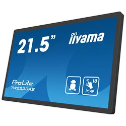iiyama ProLite TW2223AS-B2, 22” Full HD PCAP 10pt touch screen with Android and edge-to-edge glass, 24/7, 32GB storage, Wi-Fi connection, LAN (RJ45) and Bluetooth connectors thumbnail 5