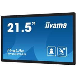 iiyama ProLite TW2223AS-B2, 22” Full HD PCAP 10pt touch screen with Android and edge-to-edge glass, 24/7, 32GB storage, Wi-Fi connection, LAN (RJ45) and Bluetooth connectors thumbnail 6