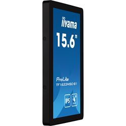 iiyama ProLite monitor TF1633MSC-B1 15.6", P Cap 10pt touch, edge to edge glass, Open frame, Scratch resistant, IPS, Water and dust resistant thumbnail 2