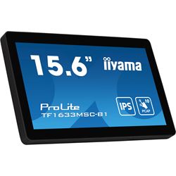 iiyama ProLite monitor TF1633MSC-B1 15.6", P Cap 10pt touch, edge to edge glass, Open frame, Scratch resistant, IPS, Water and dust resistant thumbnail 5