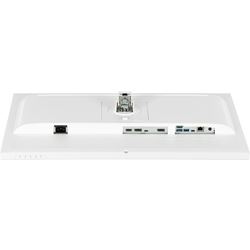 iiyama ProLite monitor XUB2797QSN-W1 27" IPS, White, WQHD, USB-C dock and RJ45 (LAN), Ultra Slim Bezel, HDMI, Display Port, Height Adjustable.  thumbnail 11