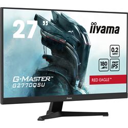 iiyama G-Master Red Eagle gaming monitor G2770QSU-B6 27" Black, Ultra Slim Bezel, IPS, 180Hz, 0.2ms, FreeSync, HDMI, Display Port, USB Hub thumbnail 1