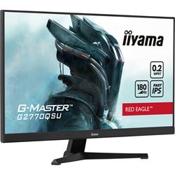 iiyama G-Master Red Eagle gaming monitor G2770QSU-B6 27" Black, Ultra Slim Bezel, IPS, 180Hz, 0.2ms, FreeSync, HDMI, Display Port, USB Hub thumbnail 2