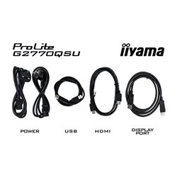 iiyama G-Master Red Eagle gaming monitor G2770QSU-B6 27" Black, Ultra Slim Bezel, IPS, 180Hz, 0.2ms, FreeSync, HDMI, Display Port, USB Hub thumbnail 12