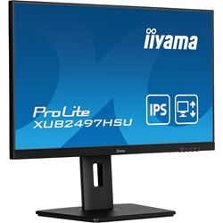 iiyama ProLite monitor XUB2497HSU-B2 24" IPS, Full HD, Ultra Slim Bezel, HDMI, Display Port, 100 hz, Height Adjustable.  thumbnail 3