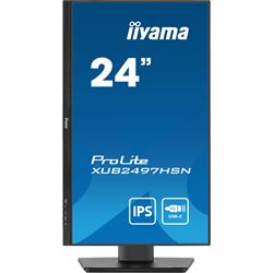 iiyama ProLite monitor XUB2497HSN-B2 24" IPS, Full HD, Ultra Slim Bezel, HDMI, Display Port, USB-C dock, LAN, Height Adjustable.  thumbnail 1