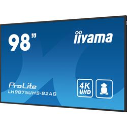 iiyama ProLite LH9875UHS-B2AG 98", 24/7, 4K, IPS, HDMI, landscape/portrait, Wifi, Android OS, FailOver and Intel® SDM slot, Anti-Glare, iiSignage²  thumbnail 0