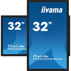 iiyama Prolite monitor TF3239AS-B1AG 32" Black, IPS, Anti Glare, Android OS, Projective Capacitive 40pt Touch, 24/7,  iiSignage² CMS, Landscape/Portrait/Face-up, Open Frame.  thumbnail 3