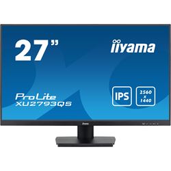 iiyama ProLite XU2793QS-B7 monitor, 3-side borderless, IPS, 100 hz, WQHD res, HDMI, DisplayPort, Flicker free and Blue light reducer  thumbnail 0