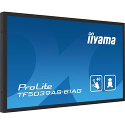 iiyama Prolite monitor TF5039AS-B1AG 50" Black, IPS, Anti Glare, Full HD, Bonded Projective Capacitive 40pt Touch, 24/7, Landscape/Portrait/Face-up, Android 11 OS, iiSignage² thumbnail 5