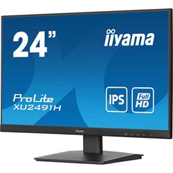 iiyama ProLite monitor XU2491H-B1 24" IPS, Full HD, Black, Ultra Slim Bezel, HDMI, Display Port, no speakers thumbnail 3