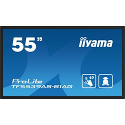 iiyama Prolite monitor TF5539AS-B1AG 55" Black, IPS, Anti Glare, Full HD, Bonded Projective Capacitive 40pt Touch, 24/7, Landscape/Portrait/Face-up, Android 11 OS, iiSignage² thumbnail 0