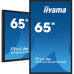 iiyama Prolite monitor TF6539AS-B1AG 65" Black, IPS, Anti Glare, Full HD, Bonded Projective Capacitive 40pt Touch, 24/7, Landscape/Portrait/Face-up, Android 11 OS, iiSignage² thumbnail 3
