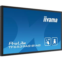 iiyama Prolite monitor TF6539AS-B1AG 65" Black, IPS, Anti Glare, Full HD, Bonded Projective Capacitive 40pt Touch, 24/7, Landscape/Portrait/Face-up, Android 11 OS, iiSignage² thumbnail 6