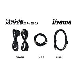 iiyama ProLite monitor XU2293HSU-B7 22" IPS, 3-side borderless, Full HD, HDMI, 100hz refresh rate, USB Hub thumbnail 5