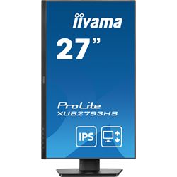 iiyama ProLite Monitor XUB2793HS-B7 27", Black, Height Adjustable, IPS Panel, 3-side borderless design, HDMI, DisplayPort thumbnail 1