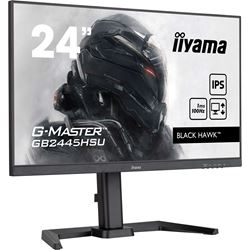 iiyama G-Master Black Hawk gaming monitor GB2445HSU-B2 24" Height Adjustable, Black, IPS, 100Hz, 1ms, FreeSync, HDMI, Display Port, USB Hub thumbnail 1