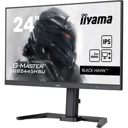 iiyama G-Master Black Hawk gaming monitor GB2445HSU-B2 24" Height Adjustable, Black, IPS, 100Hz, 1ms, FreeSync, HDMI, Display Port, USB Hub thumbnail 4