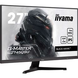 iiyama G-Master Black Hawk gaming monitor G2745QSU-B2 27" Black, IPS, Ultra Wide Resolution 2560 x 1440, 100Hz, 1ms, FreeSync, HDMI, Display Port, USB Hub thumbnail 1