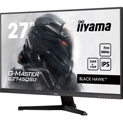 iiyama G-Master Black Hawk gaming monitor G2745QSU-B2 27" Black, IPS, Ultra Wide Resolution 2560 x 1440, 100Hz, 1ms, FreeSync, HDMI, Display Port, USB Hub thumbnail 4
