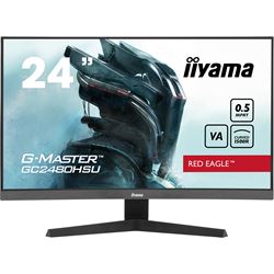 iiyama G-Master Red Eagle curved gaming monitor GC2480HSU-B1 23.6", Full HD, 180Hz, 0.5ms, FreeSync, HDMI, Display Port, USB Hub thumbnail 0